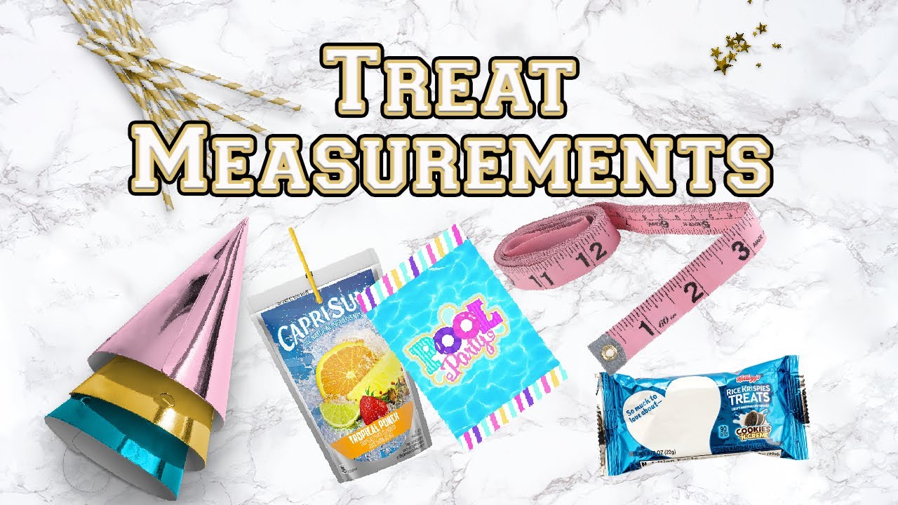 How To Make Custom Treats | Treat Wrapper Measurements