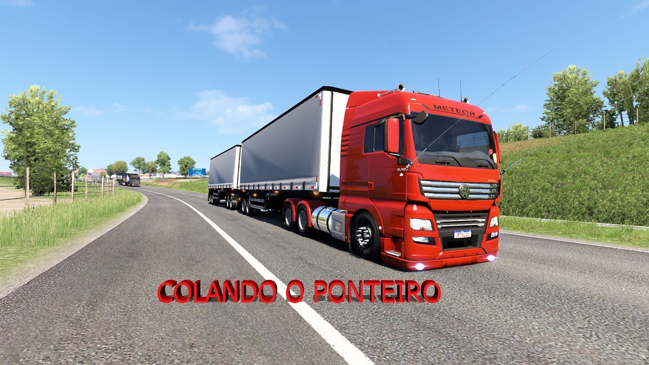 COLANDO O PONTEIRO DO VW METEOR - ETS2 MODS - G29