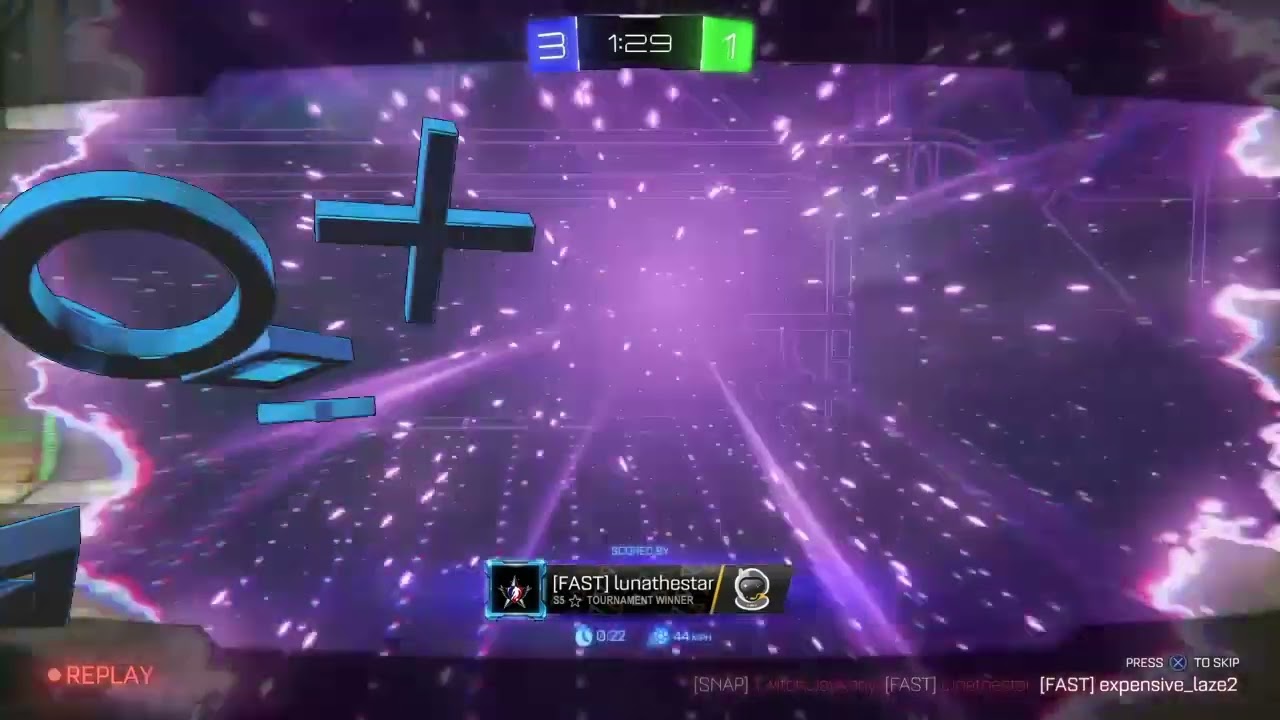 Lunathestar hit trick shot in competitive