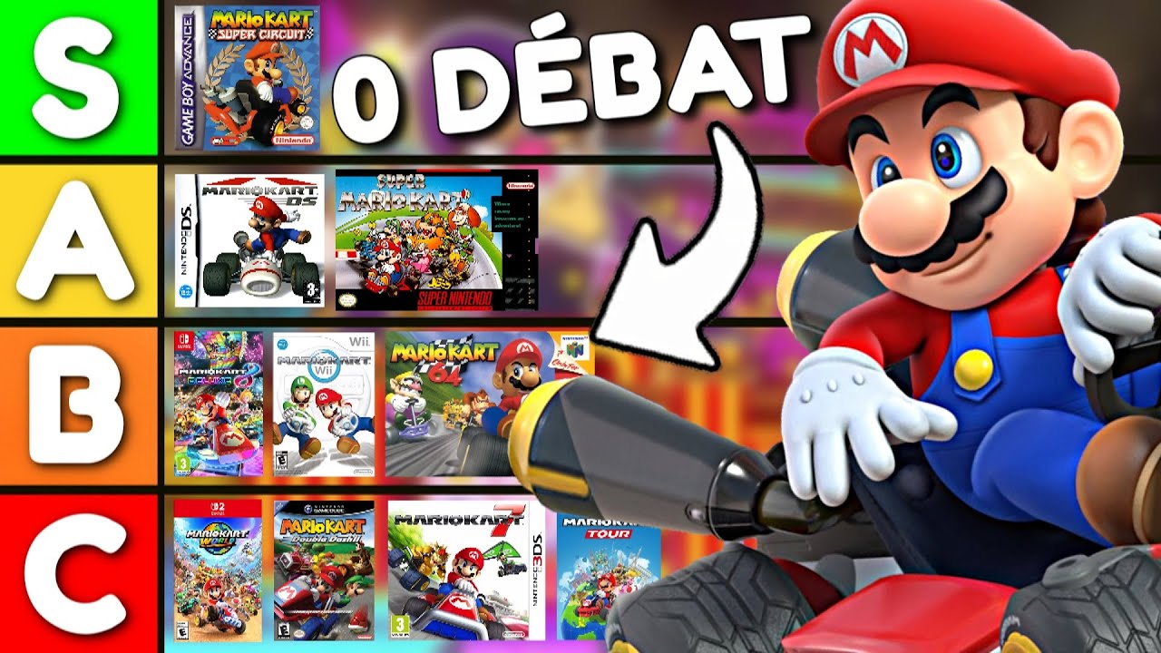 Je classe TOUS les JEUX Mario Kart ! (feat. Tsuvidz)