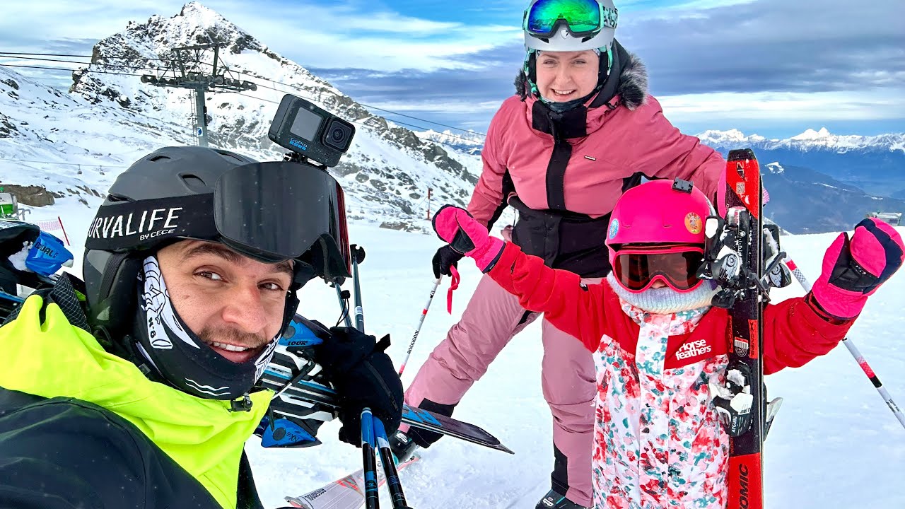 Arianka se konečně naučila lyžovat?! | Kaprun, Rakouské Alpy 2023 @stana29