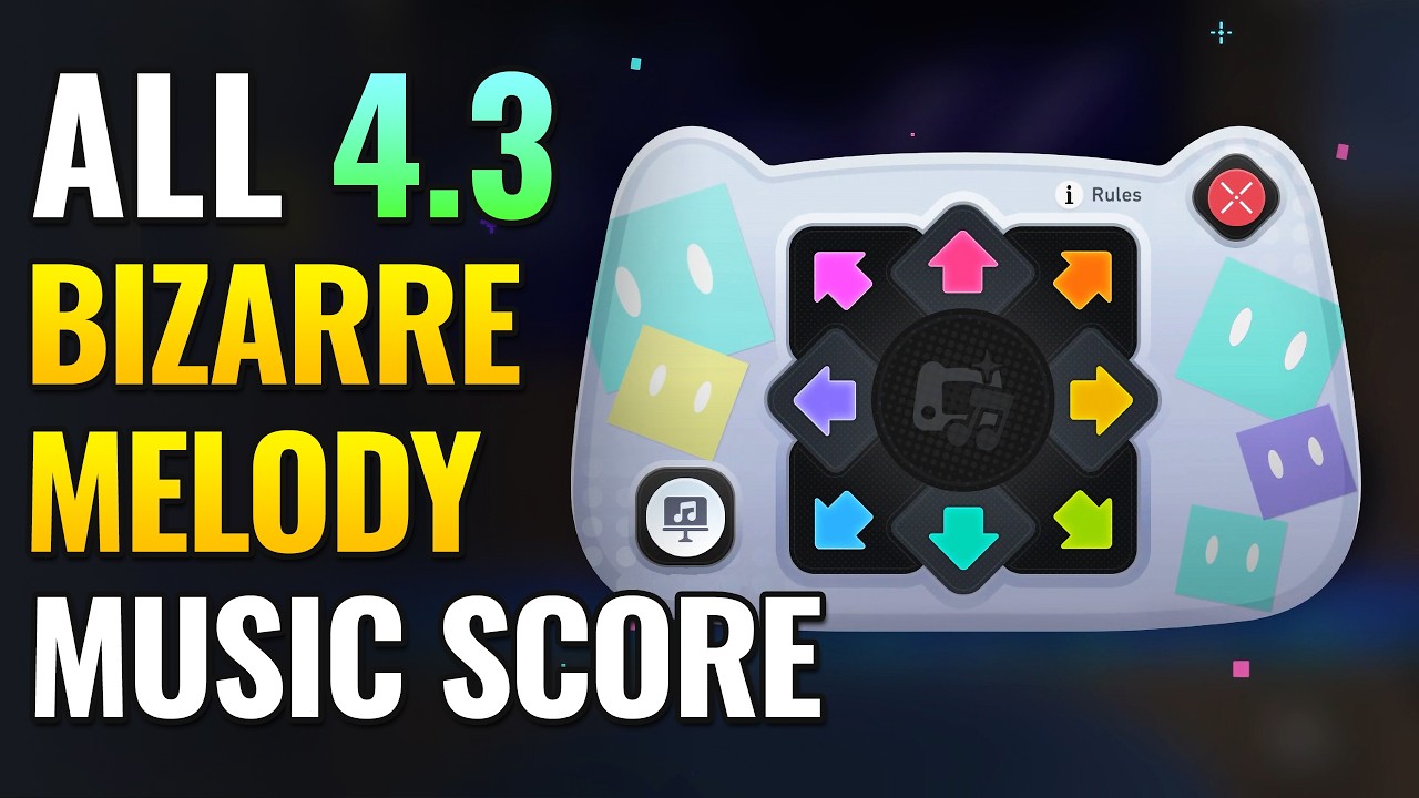 All 4.3 Bizarre Melody Music Score | Arcadia Variation Hidden Achievement | Honkai: Star Rail