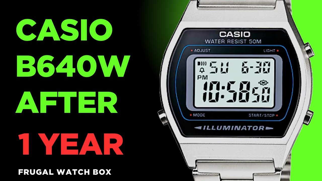 Casio B640WD-1AV Review After 1 Year!