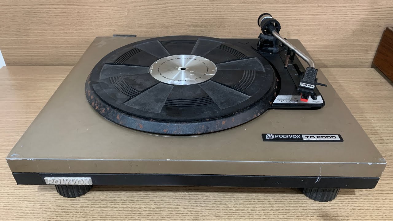 Toca Discos POLYVOX TD2000 - Restauração e Upgrade