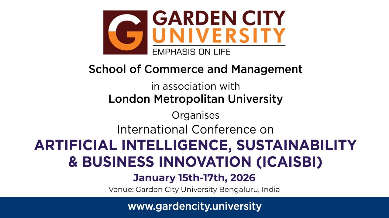 International Conference on “Artificial Intelligence, Sustainability & Business Innovation” (Day 1)