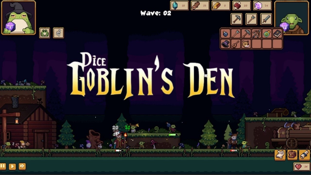 2d tower defense Dice Goblin's Den Demo