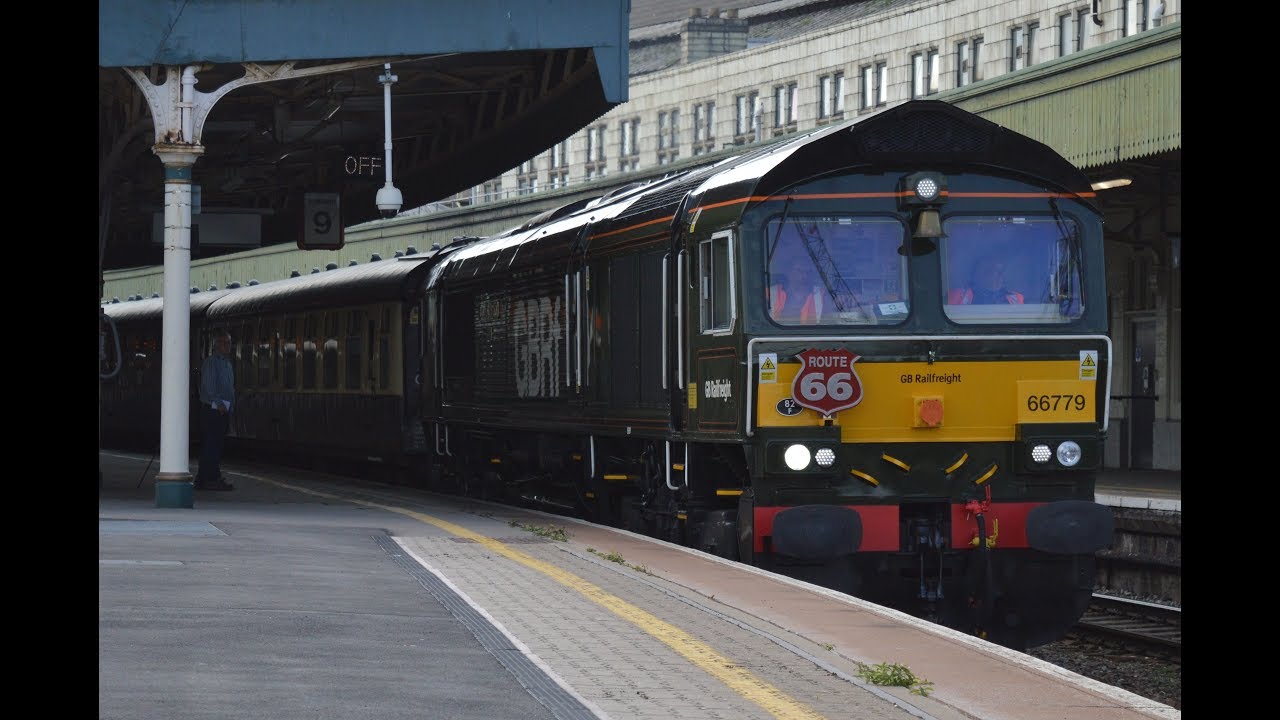 GBRf 66779 'Evening Star' on 'To The Lost Village Of Imber Or Bath Spa And Bristol' @ OLF + BRI