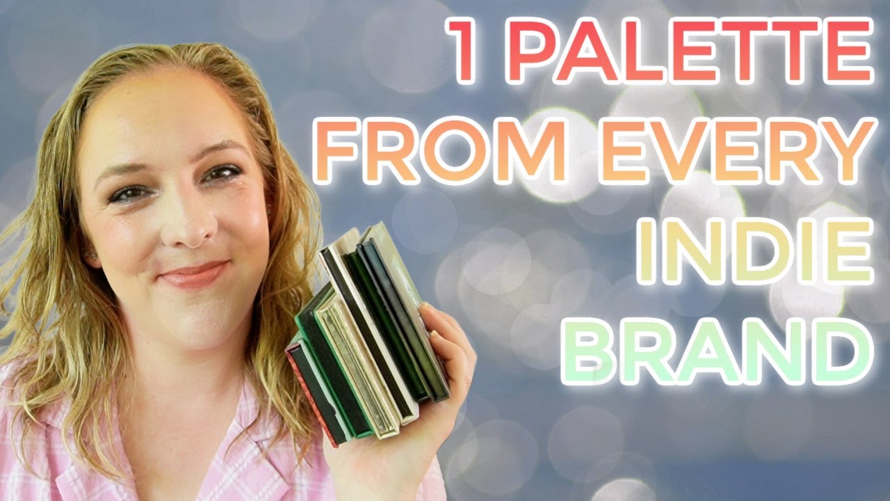 1 PALETTE PER INDIE BRAND I OWN // These are favorite eyeshadow palettes in my makeup collection