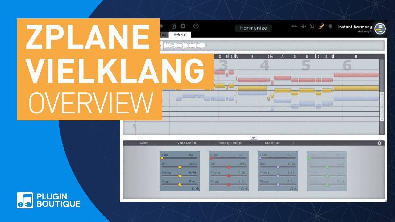 Vielklang 2 by zplane | Instant & Incredible Vocal Harmonies VST Plugin