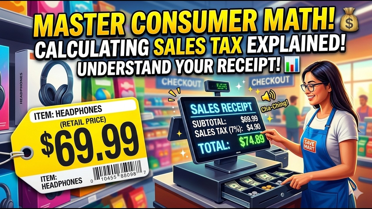 Consumer Math Section 10.8: Sales Tax Monday March 2nd 2026