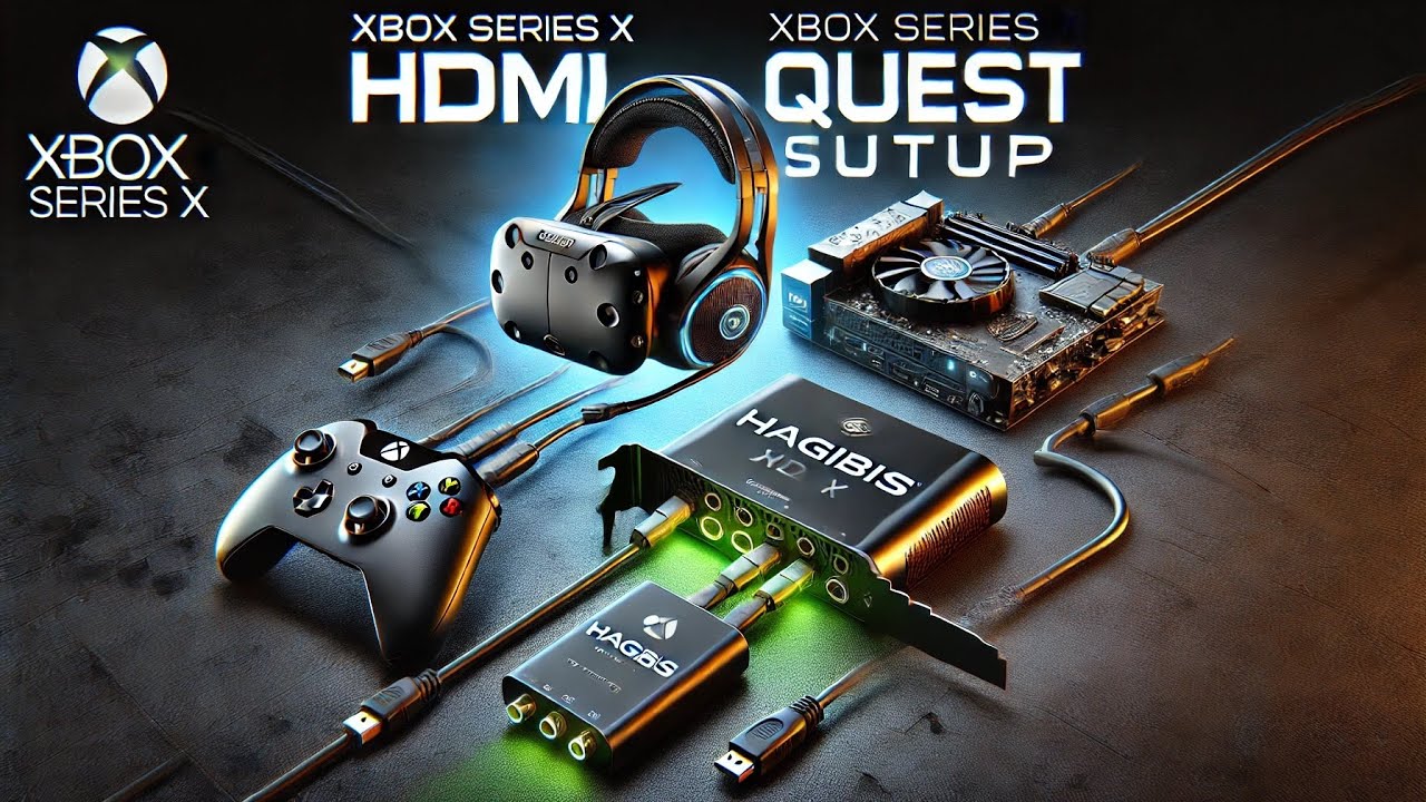 How to Connect Xbox Series X to Meta Quest 3s Using HDMI & Hagibis Capture Card! 🎮🔗