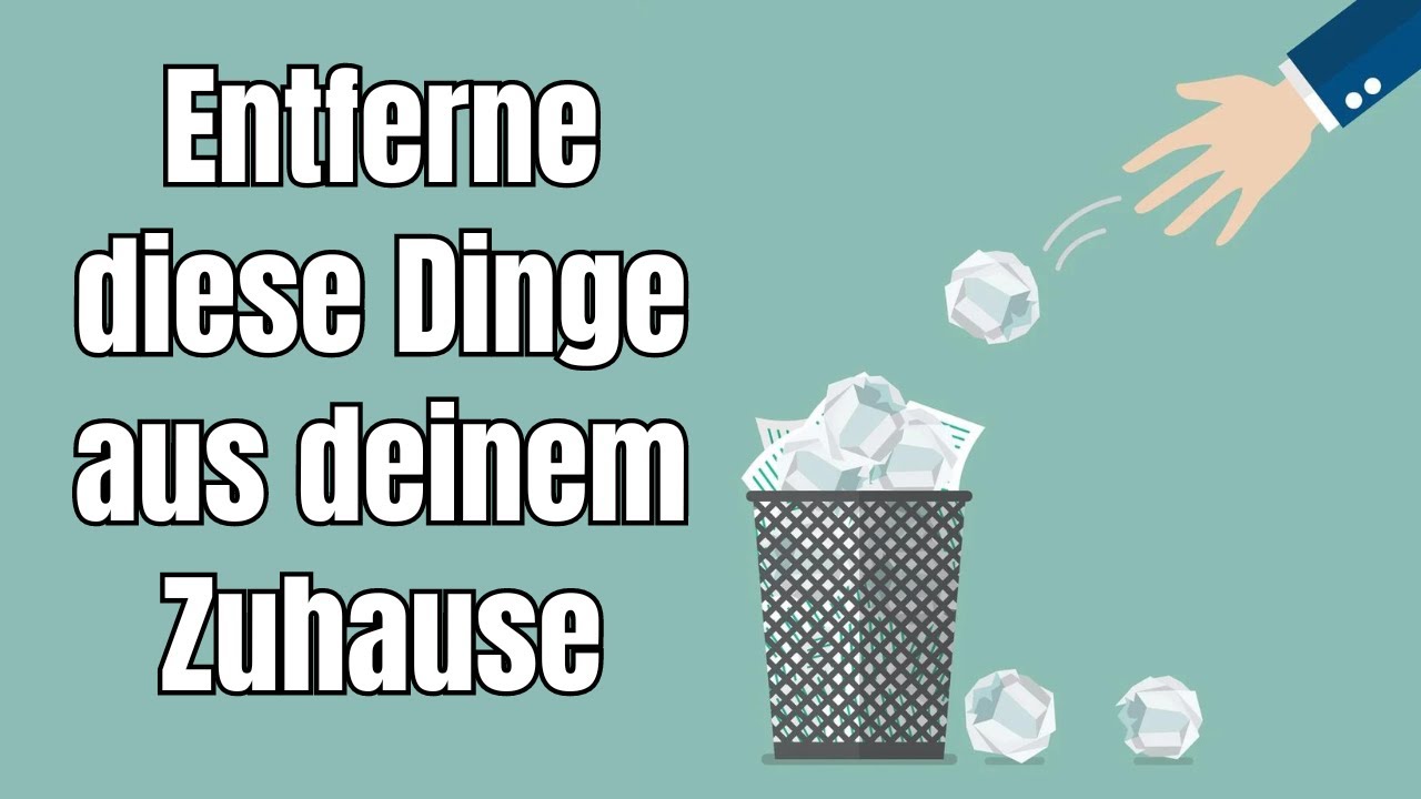 Warum du diese Dinge dringend aus deinem Zuhause entfernen solltest!