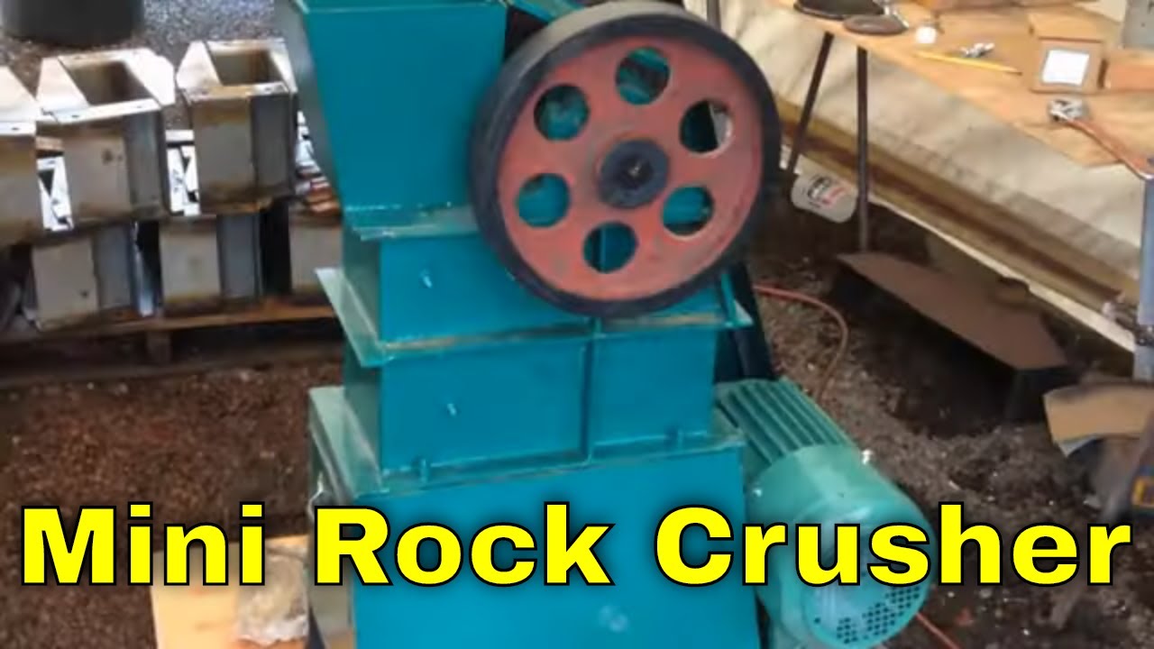 Mini Jaw Crusher For Lab, Assays, Small Scale Gold Mining, Rock Sampling, Rock Crushing