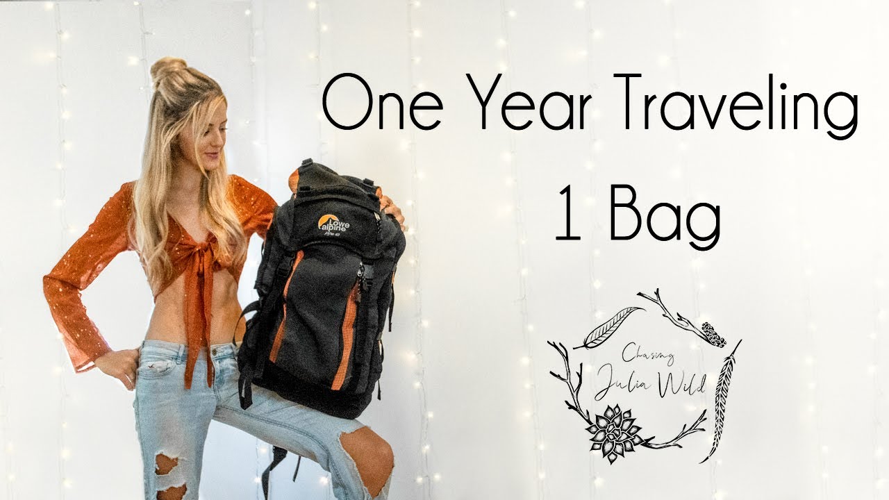 WHAT’S IN MY BACKPACK - One Year Minimalist Packing