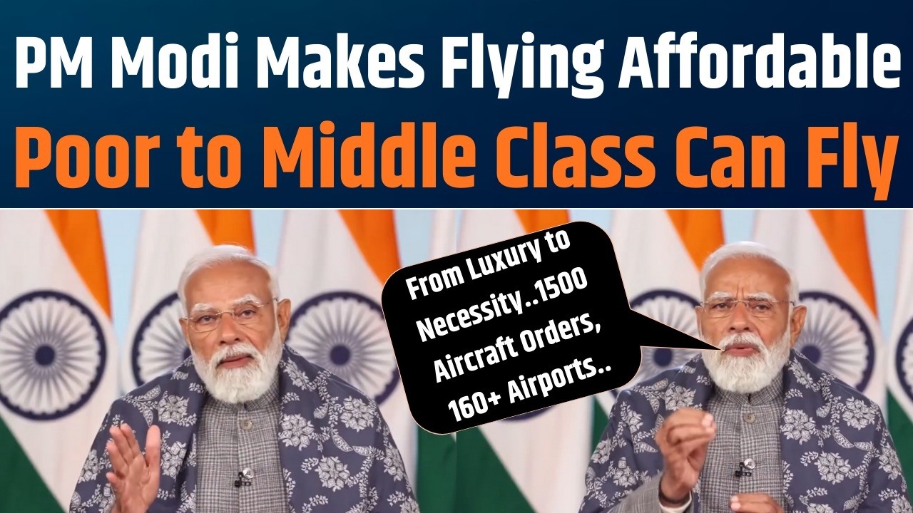 PM Modi Mission to Make Air Travel Affordable for Every Indian Citizens