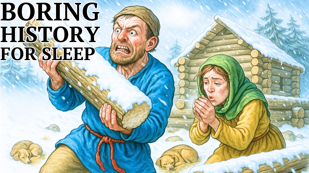 How Medieval Farmer Built Shelters to Survive Deadly Blizzards | 2 Hour Relaxing History