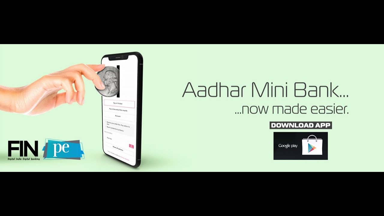 Finpe - India's Own Aadhar Mini Bank -AEPS/DMR/Pan Card/Insurance/Prepaid Card/Recharge/Bill Payment