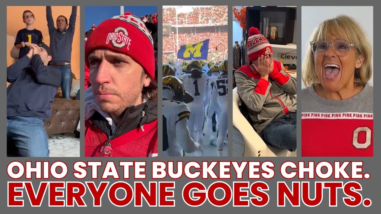 OHIO STATE BUCKEYES CHOKE. EVERYONE GOES NUTS. (Epically Sad Sadness Set to Epic Music)