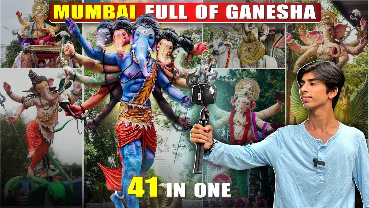 Mumbai Full Of Ganesha 😍✨ | (41 In 1) | Mumbai Ganpati Maha Aagman 2024 | Mumbai Ganpati Aagman 2024