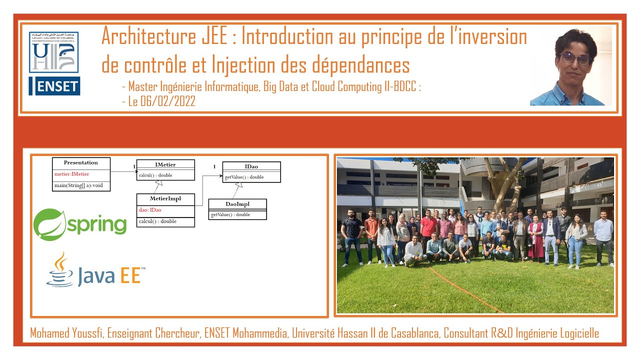 Inversion de contrôle et Injection des dépendances Master IIBDCC FC 2022