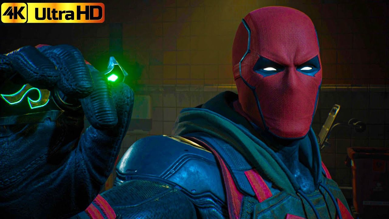 Gotham Knights Gameplay 4K Ultra HD | Red Hood Brutal Combat Mission