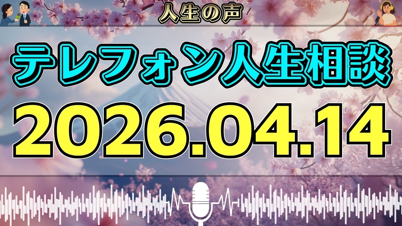 【テレフォン人生相談】2026年04月14日📻放送中に空気が凍りついた&hellip;誰も軽く受け止められなかった異様な相談
