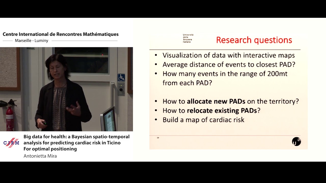 Antonietta Mira: Big data for health: a Bayesian spatio-temporal analysis for predicting ...