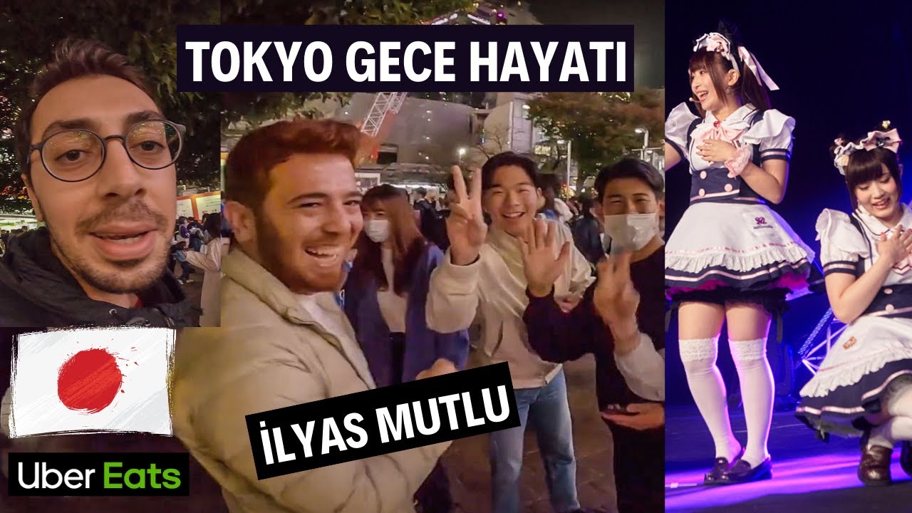 @ilyasmutluu İle Tokyo Gece Hayatı / Bisikletle Japonya'da Uber Yapıyoruz / Shibuya - Shinjuku