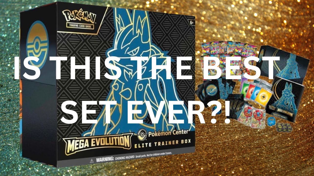 Mega Evolution Pokèmon Center Mega Lucario Elite Trainer Box Unboxing! Lots of Extras! #megalucario 