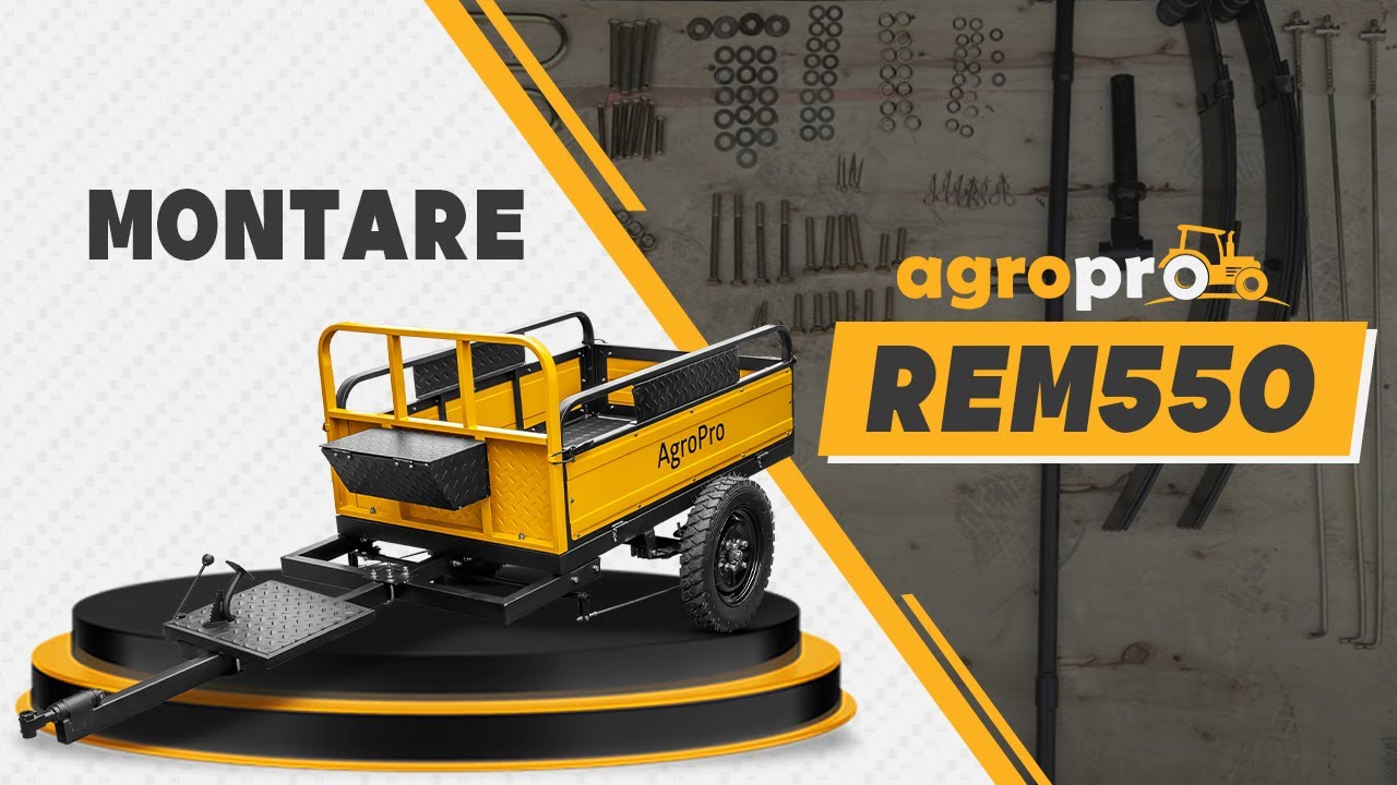 Montare remorca AgroPro REM550