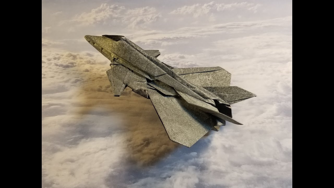 Origami Chengdu J-20 tutorial