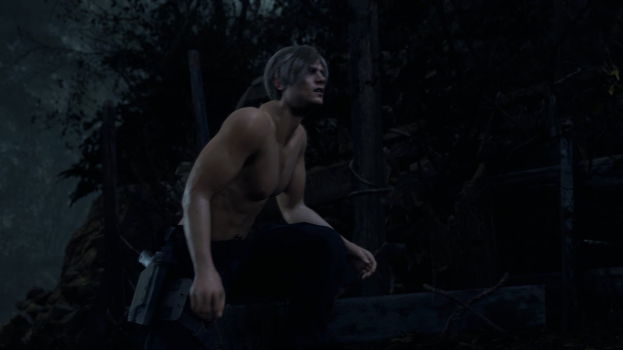 4k Resident Evil 4  biohazard Re4 Chainsaw Demo Nude Leon MOD