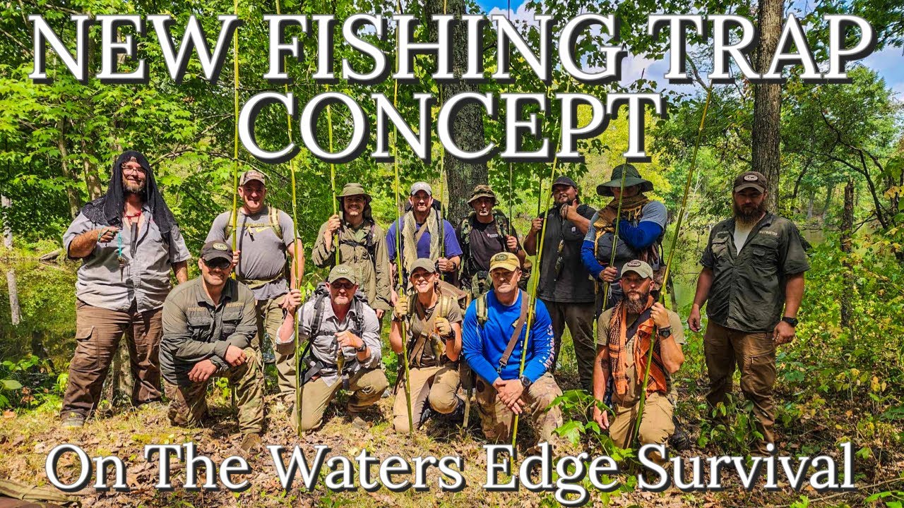 NEW FISHING TRAP CONCEPT, Catch fish for SURVIVAL with Dave Canterbury