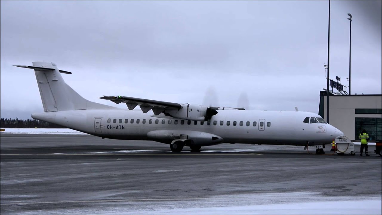 Norra ATR 72-500 engine start-up at EFTP