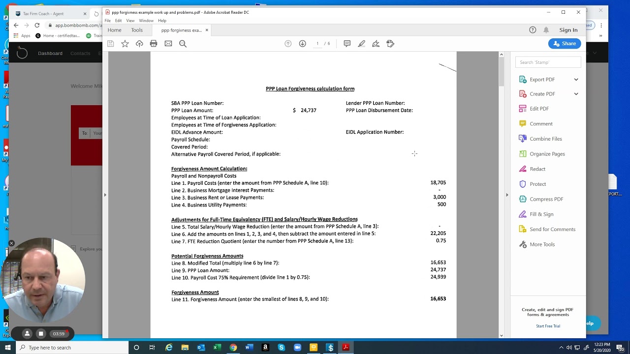 PPP Loan   Rules released after hours last Friday impact on Owners