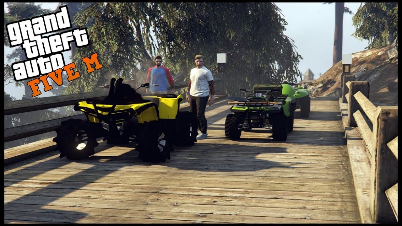 GTA 5 ROLEPLAY - SUNK THE CAN-AM OUTLANDER AGAIN ON THE CAMPING TRIP! PT.2 - EP. 713 - CIV