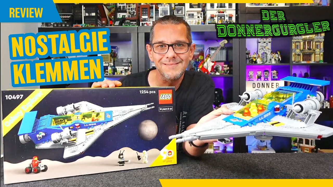 LEGO® Icons Entdeckerraumschiff - Lego Nostalgie klemmen - 10497