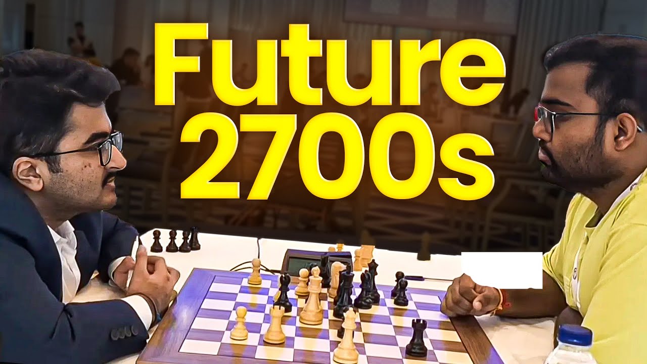 The clash between two future 2700s of Indian chess in Abu Dhabi | Aditya Mittal vs Iniyan Pa