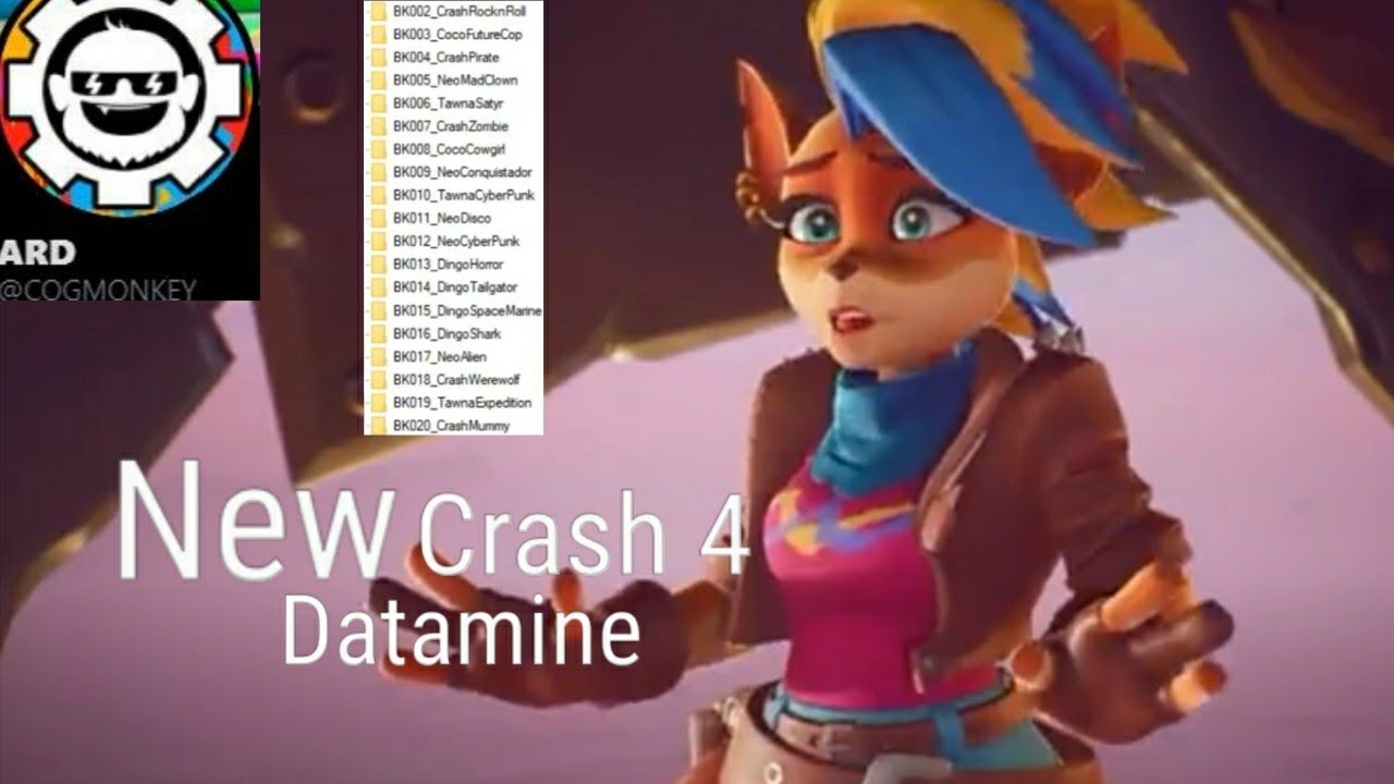 New datamine for crash bandicoot 4 its about time new skins