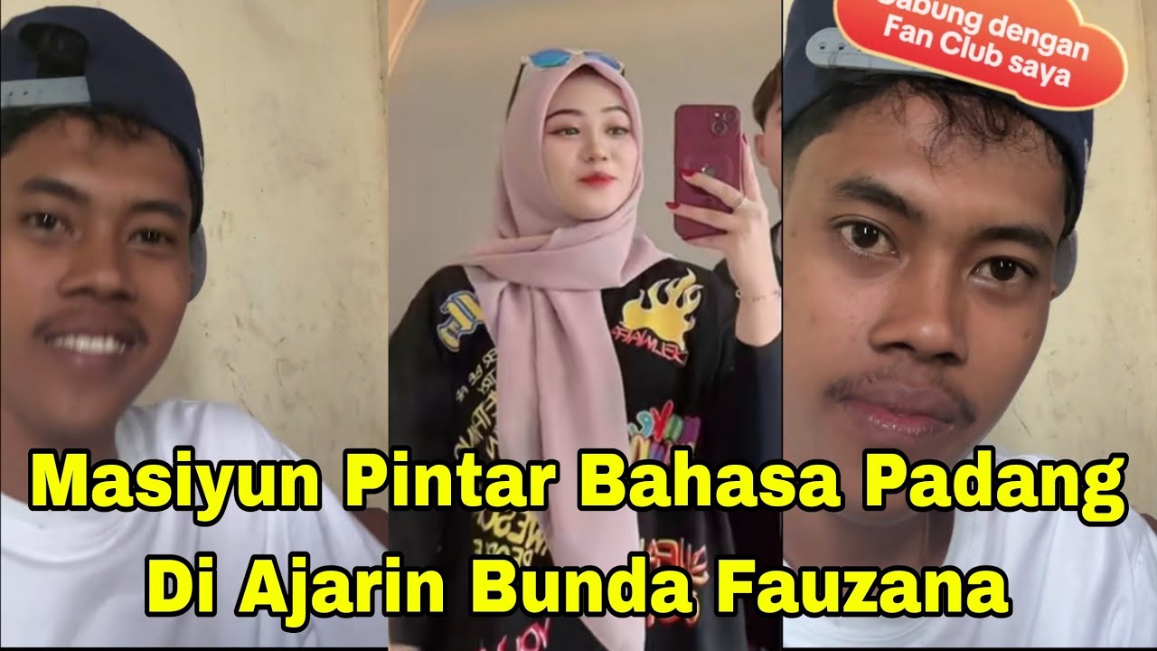 MASIYUN BELAJAR BAHASA PADANG, DI AJARIN BUNDA FAUZANA