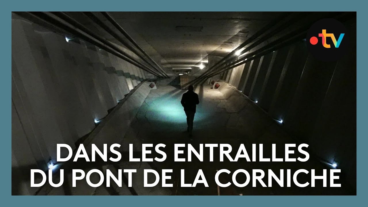 entre ces murs, les entrailles du pont de la Corniche à Dole