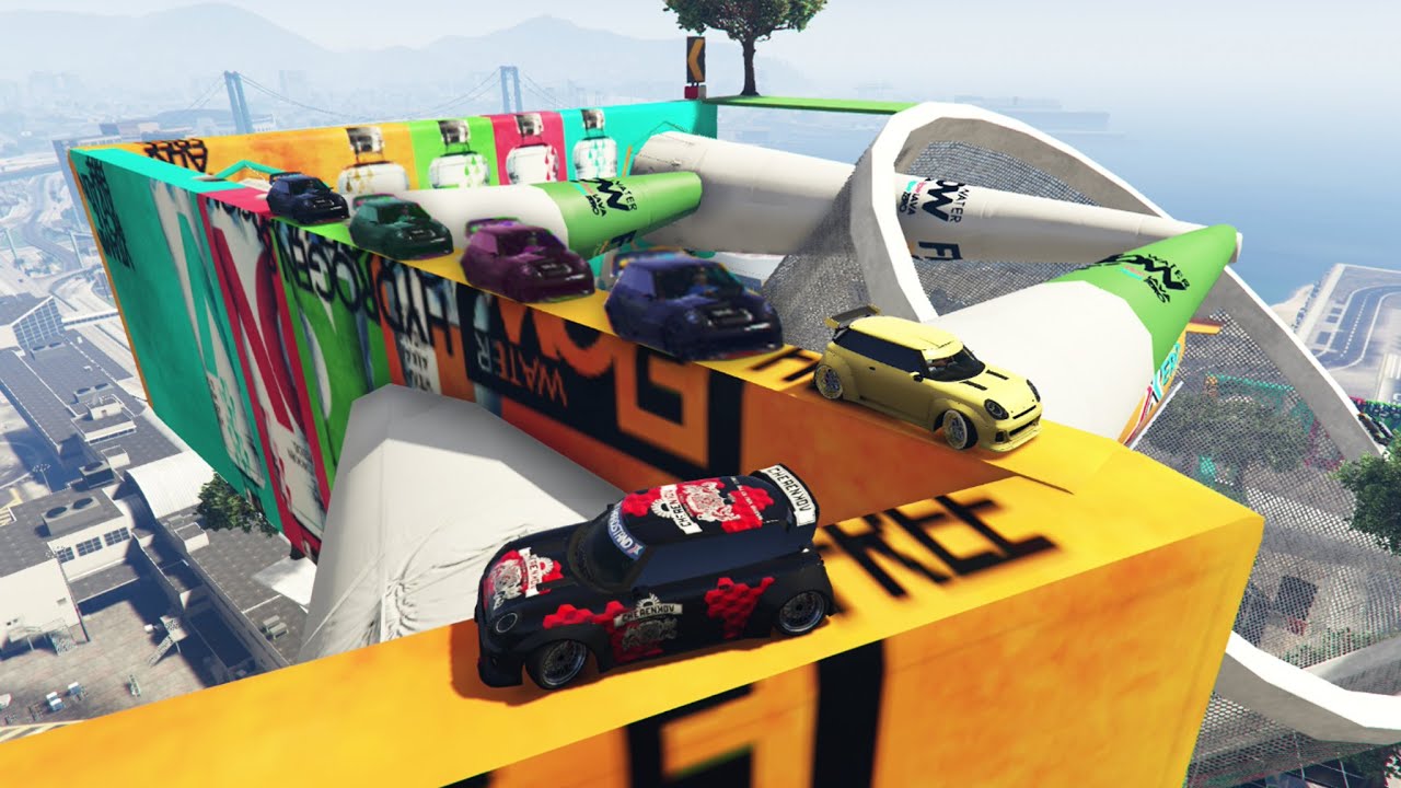 HARD RACE BANDIT PARKOUR ! GTA ONLINE COURSE WTF