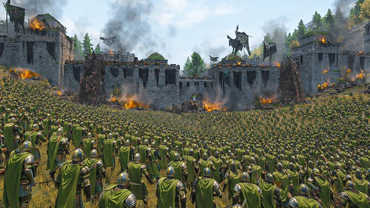 Can 1,000 Rohirrim take castle from 2,000 Uruk-Hai | Mount & Blade 2 Bannerlord