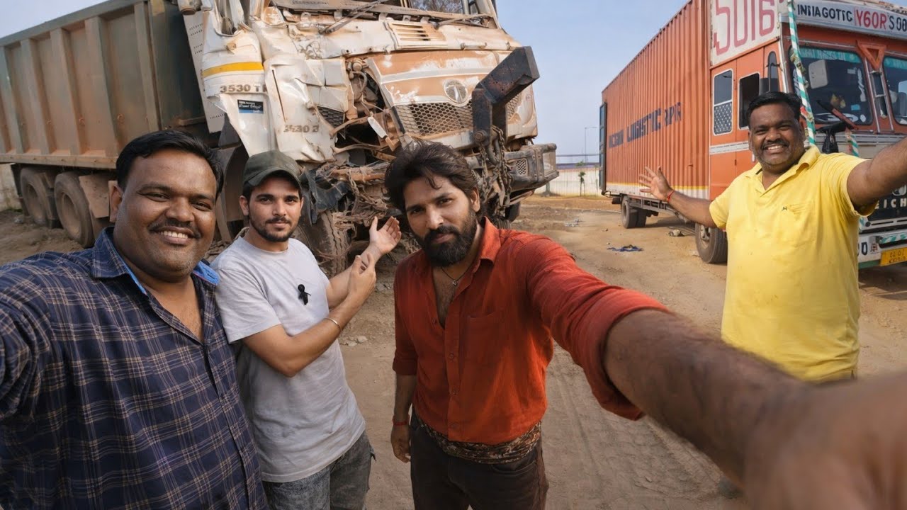 Aaj Raste Mein Truck Accedent Ho Gaya Hai😭| R Rajesh Vlogs Ke Sath|| Abhi Ham Raipur Mein Hai 😔