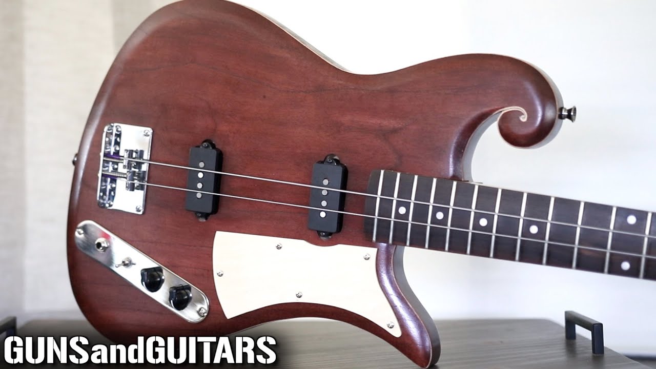I built a Mark Sandman (Morphine) Tribute Bass! (two string slide bass) Full Build and Demo