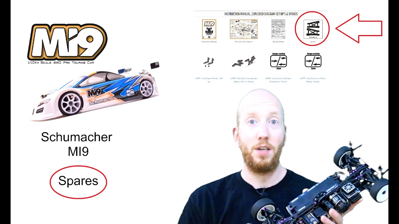 What spare parts should you bring to the track for your Touring Car - Schumacher Mi9