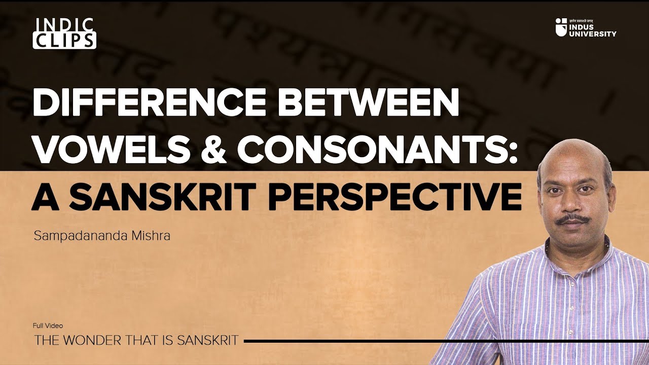 Vowels and Consonants : A Sanskrit Perspective - Sampadananda Mishra