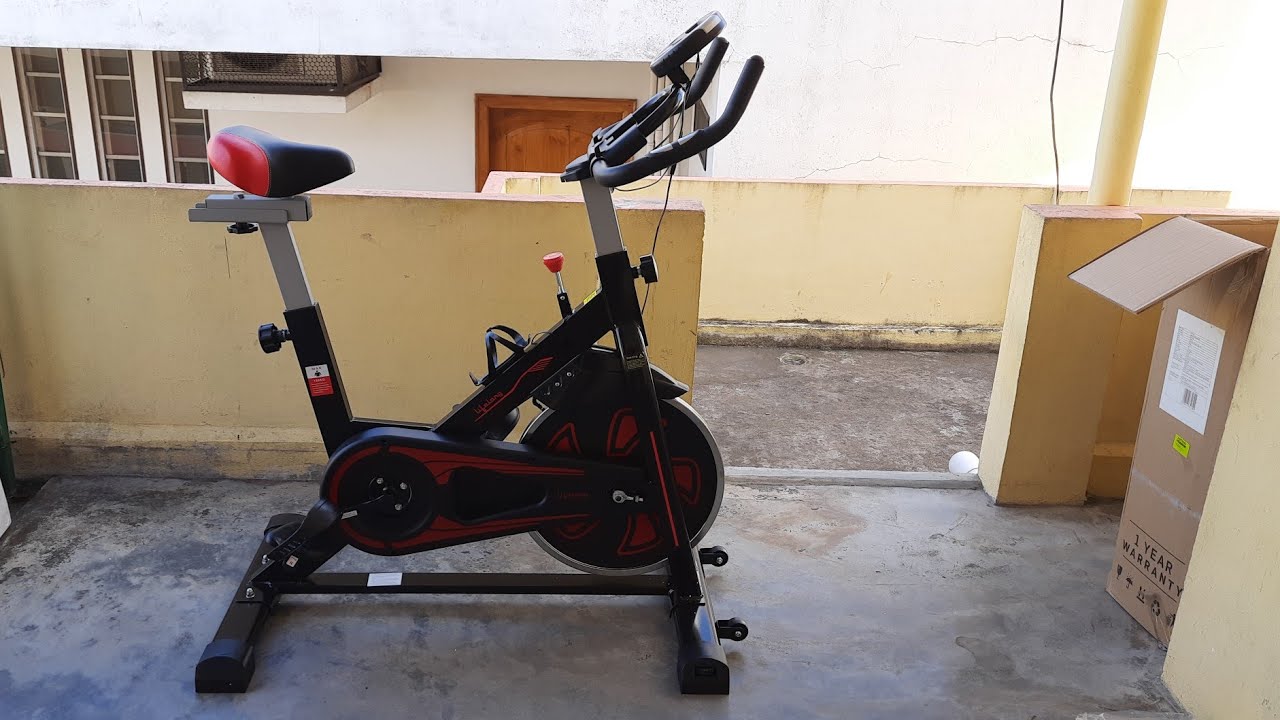 Unboxing & installation of lifelong fit pro spin bike// upright stationary exercise bike //