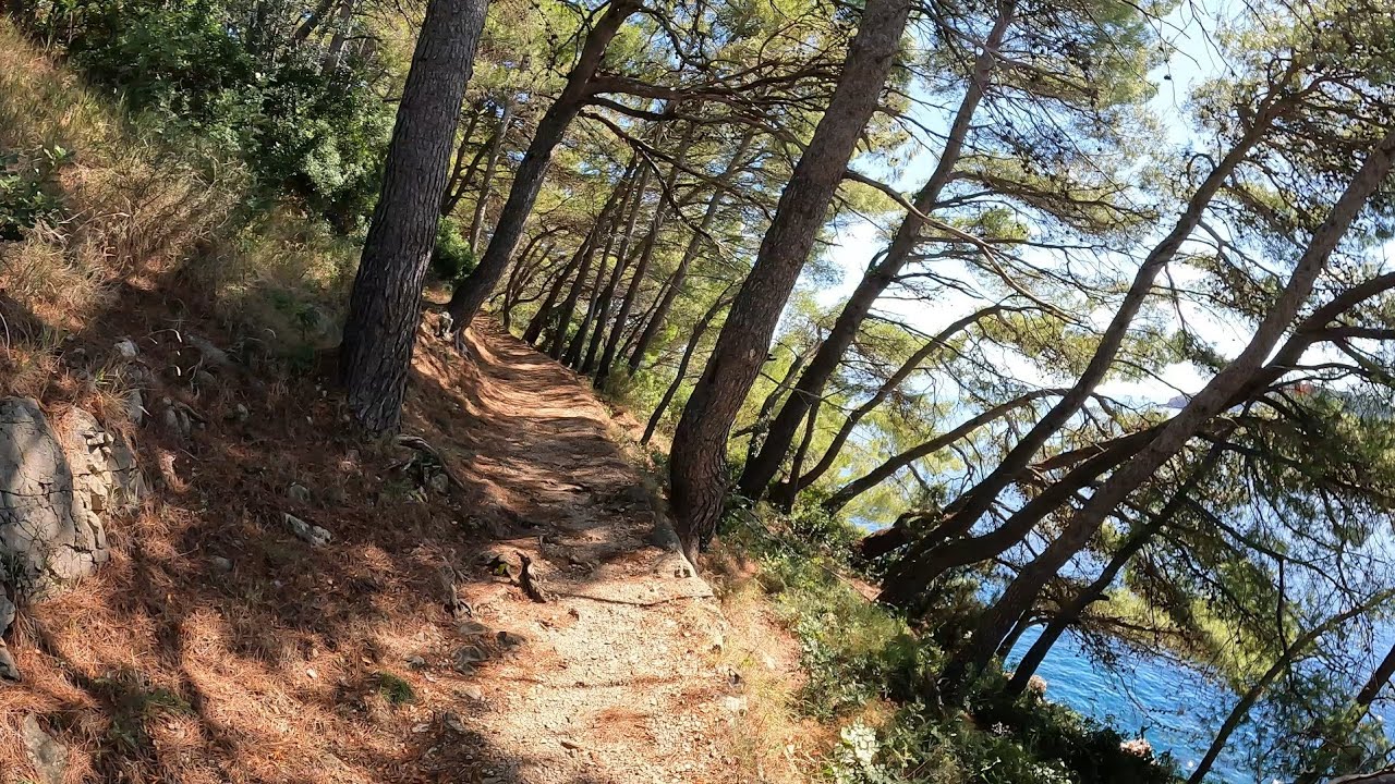 Cavtat to Hotel Croatia Offroad Walk in 4k