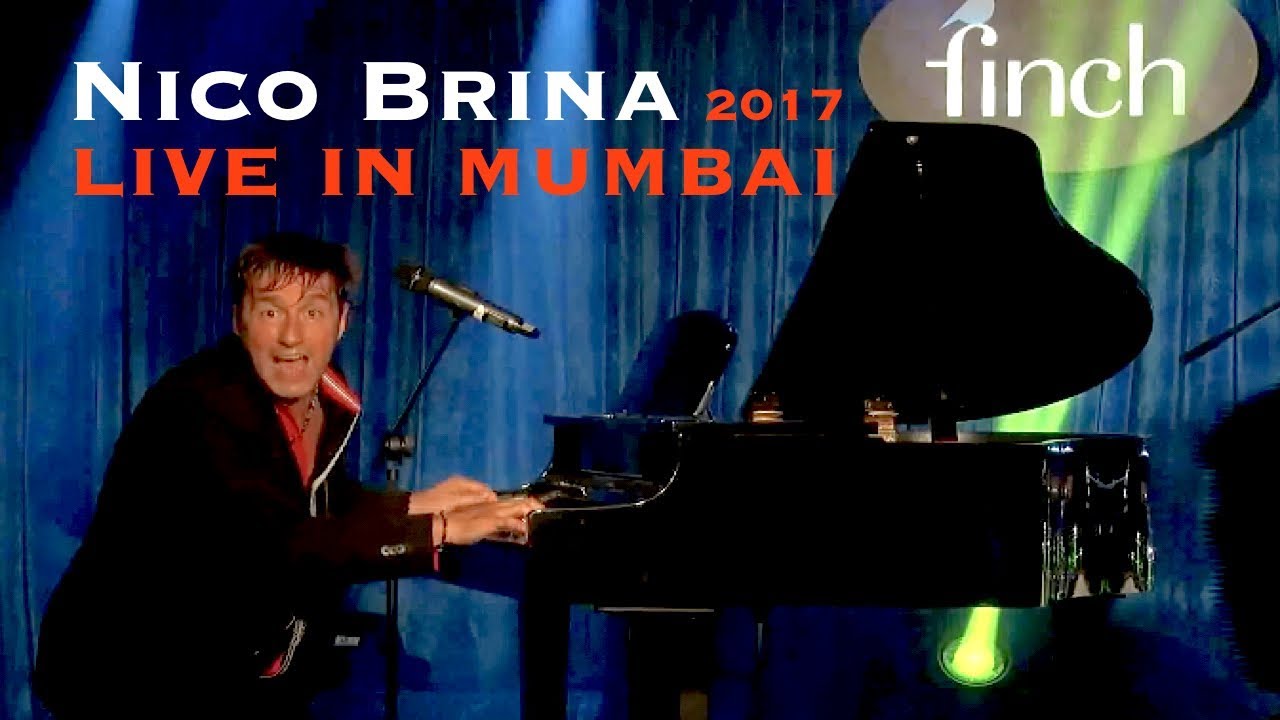 LIVE IN MUMBAI 2017 - NICO BRINA with STAR-DRUMMER ADRIAN D'SOUZA boogiewoogie blues rockandroll